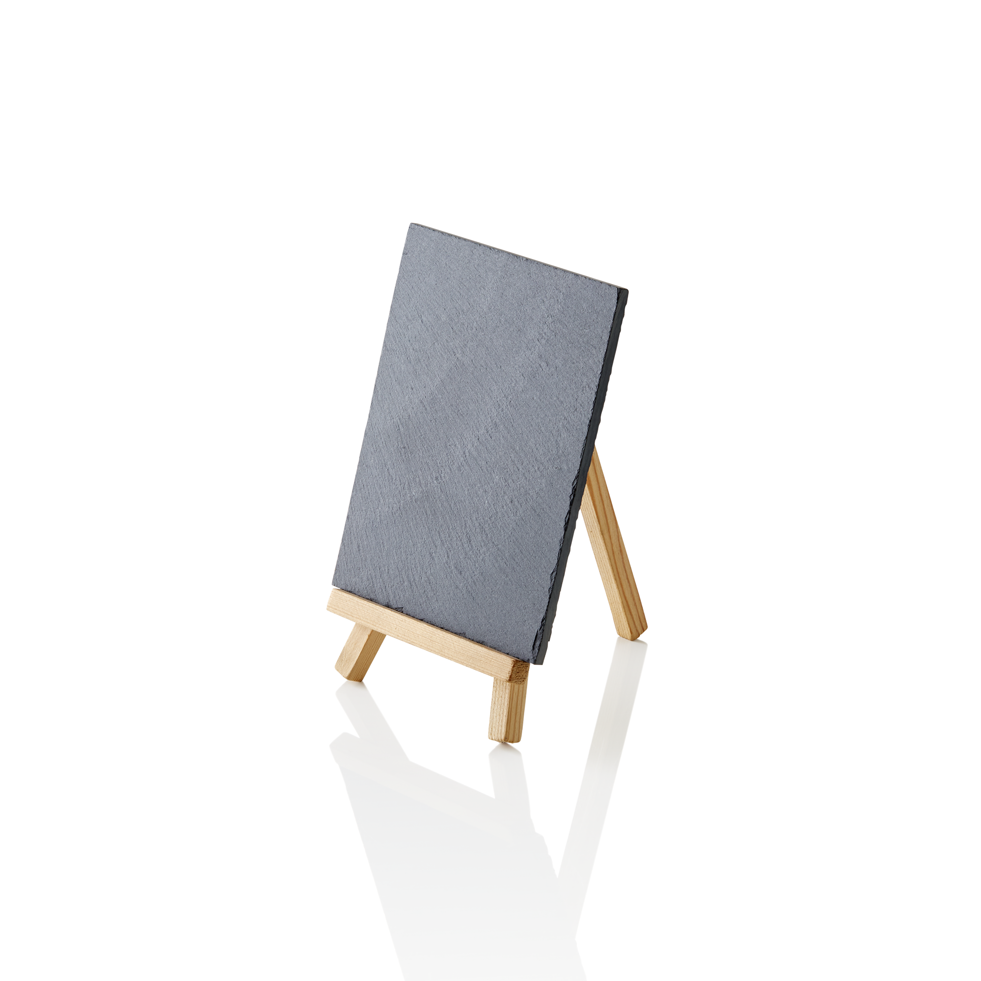 Planche d'ardoise naturelle SLATE LINE, 12,5 x 10 cm, ardoise naturelle, bois