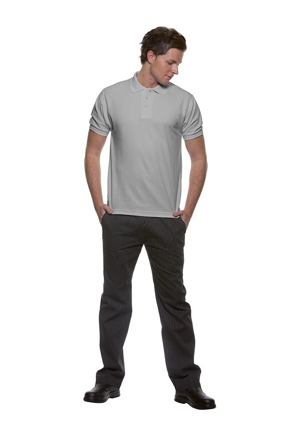 Herren Poloshirt Basic | Hellgrau | 100% Baumwolle | Erhältlich in 7 Größen