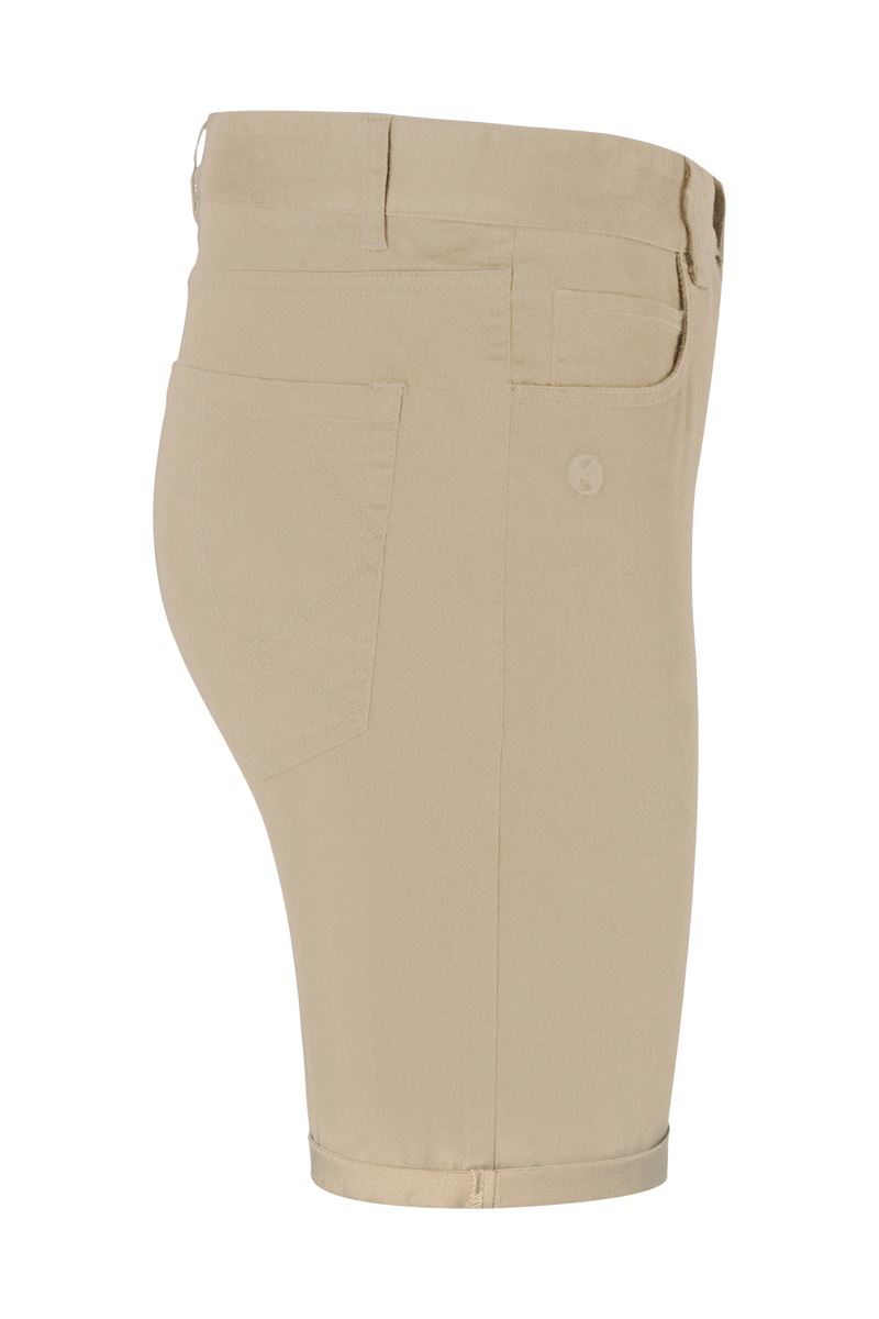 Short pour femme 5-Pocket Classic-Stretch - Beige Galet - 34