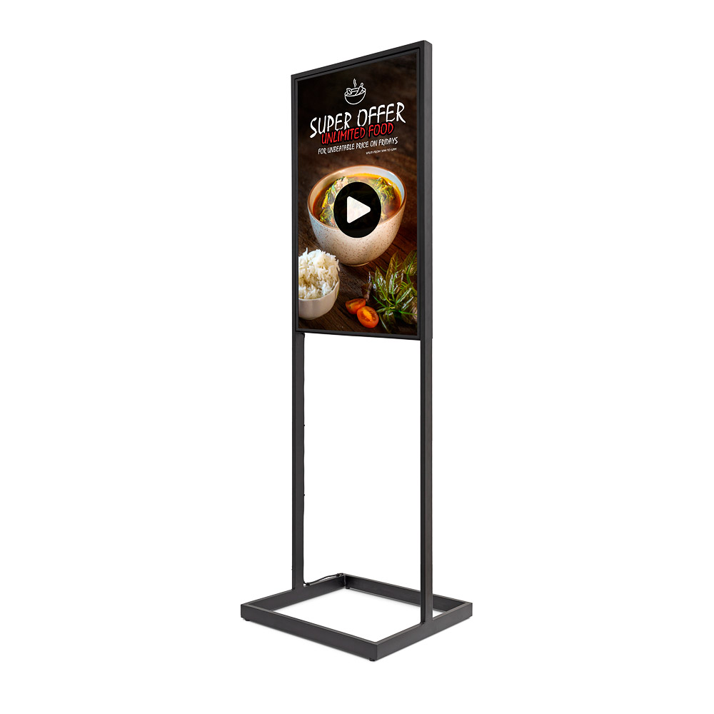 Digitale Infostele Sky mit 43" Samsung-Bildschirm