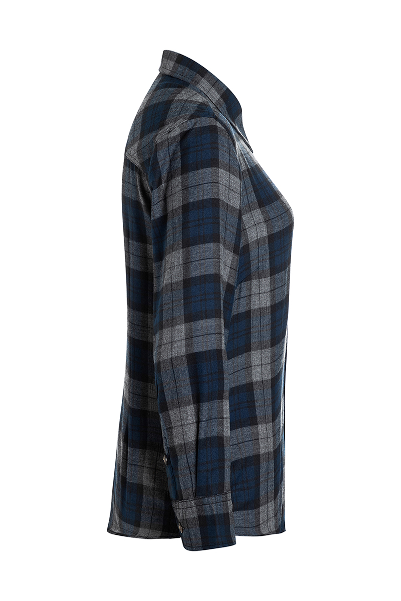 Herren Karohemd Urban-Style - Marine - XL