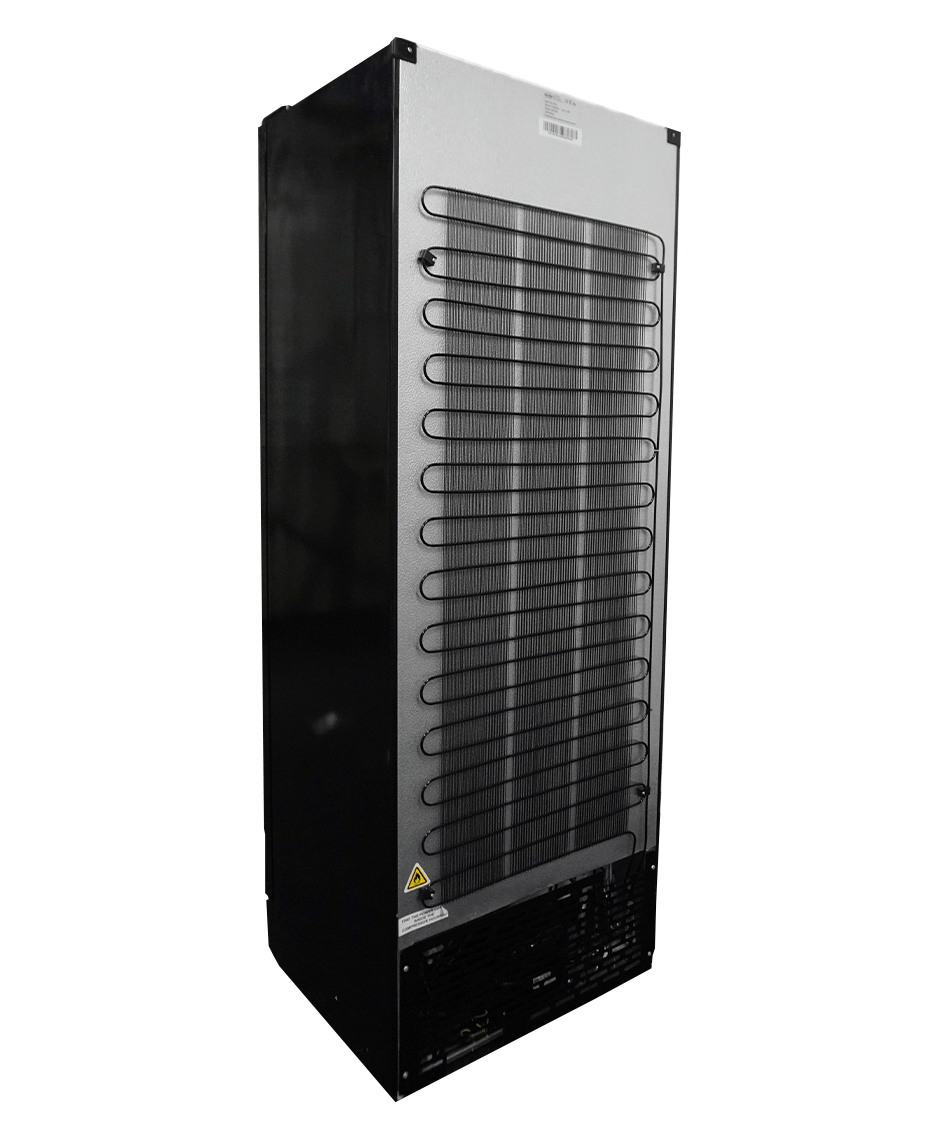 Drankenkoelkast 1 Glasdeur Zwart Sve-450 Bl