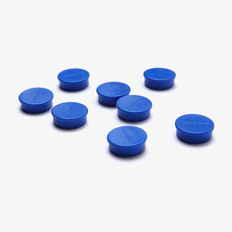 Magnete 20mm blau, VPE mit 8 Stück