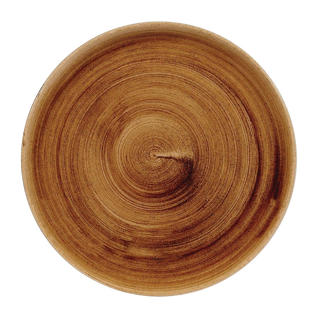 Churchill Stonecast Patina Vintage Copper Evolve coupe bord 32.4 cm pak van 6