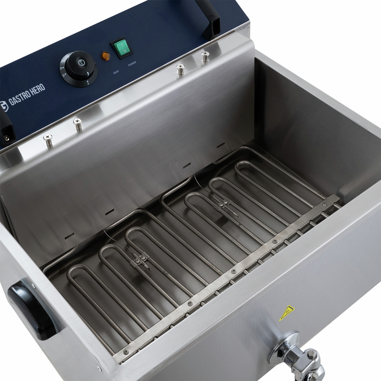 Elektrische bakkerijfriteuse - 20,4 Liter - 5 kW - met aftapkraan