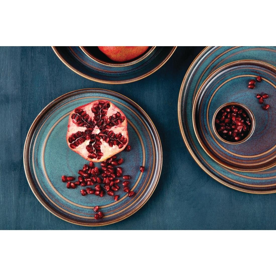 Olympia Cavolo Irisierender Flacher Runder Teller 180mm (6 Stück)