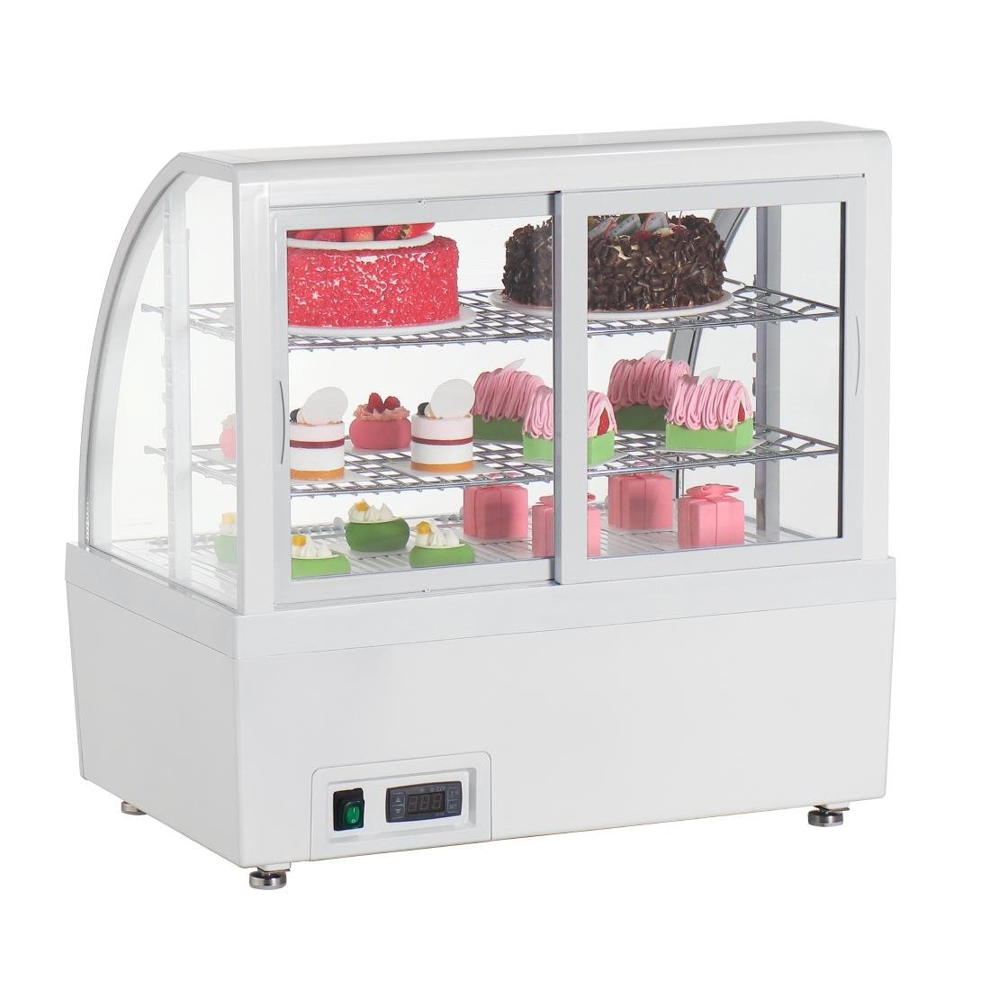 Polar C-Serie Theken-Display-Kühlschrank Weiß 100Ltr