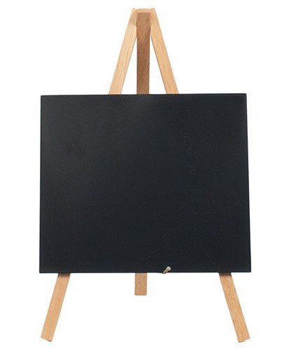 Tafelkrijtbord Mini Beuken | Driepoot | Incl. Krijtstift | 240x150cm