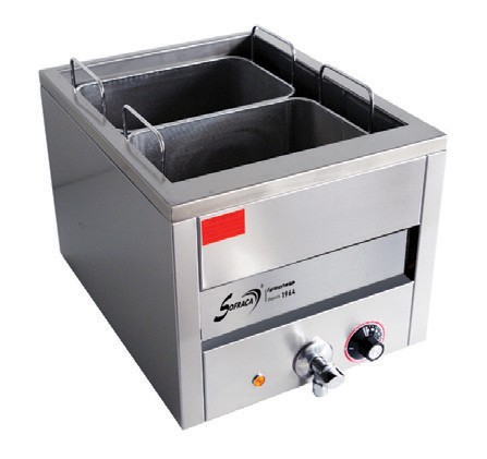 Cuiseur à pâtes + 2 paniers large - Cuve de 27 litres - 21202 + PAN02