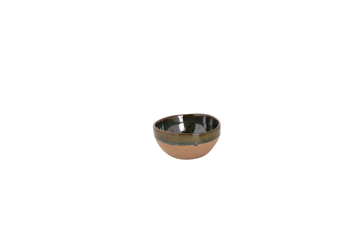 Schaal Wisteria 11 cm Groen Beige Stoneware