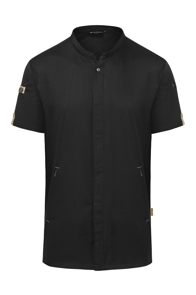 Veste de cuisine à manches courtes Green-Generation, en matériau durable - Noir - 54
