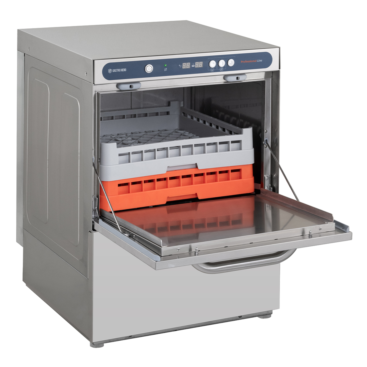 Lave-vaisselle PROFI Digital 54 SLE panier 50x50 cm, avec doseur de détergent & de produit de rinçage, avec pompe de vidange & adoucisseur, Fabriqué en Europe, 400 V