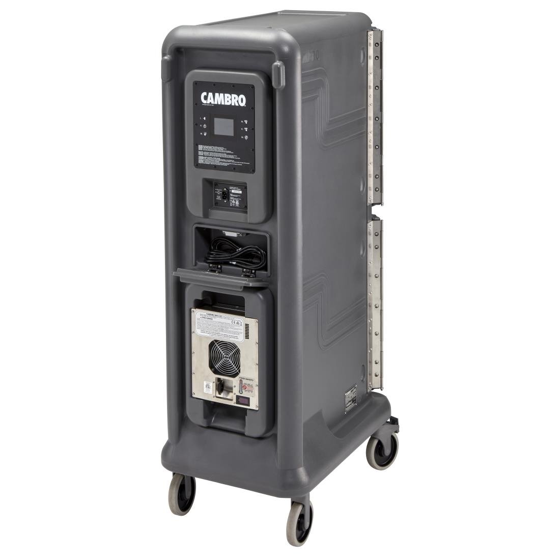 Cambro Ultra Pro Servierwagen, hoch, zweitürig, für warme und kalte Speisen, Anthrazit