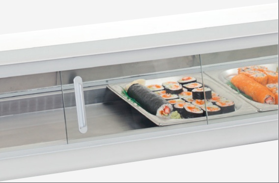 Vitrine Froide Sushi - 5x GN1/2 - 180W - 1800x425x295(h)mm