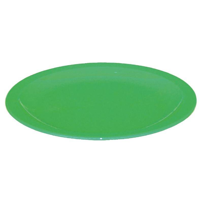 Bord Groen| Polycarbonaat | Ø230mm | Per 12 Stuks 