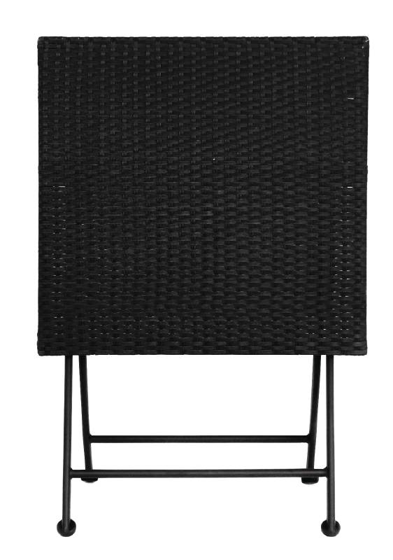 Opklapbare Vierkante Rotan Weersbestendige Tafel - 71(h)x60x60cm