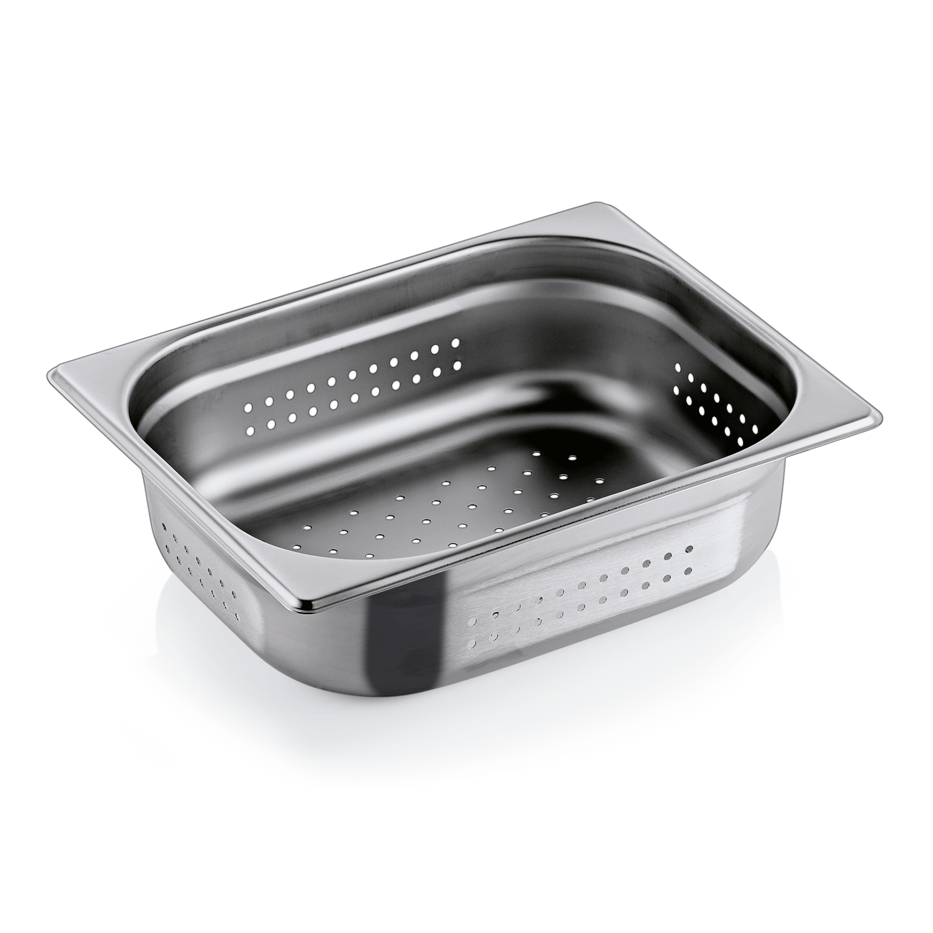 GN-bak GN SELECT 1/2-100 mm, geperforeerd, chroomnikkelstaal 18/8