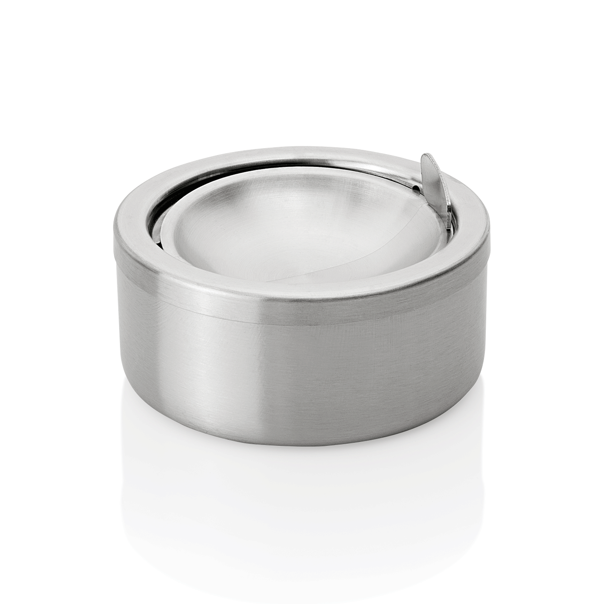 Cendrier pressé, Ø 11,5 cm, acier inoxydable