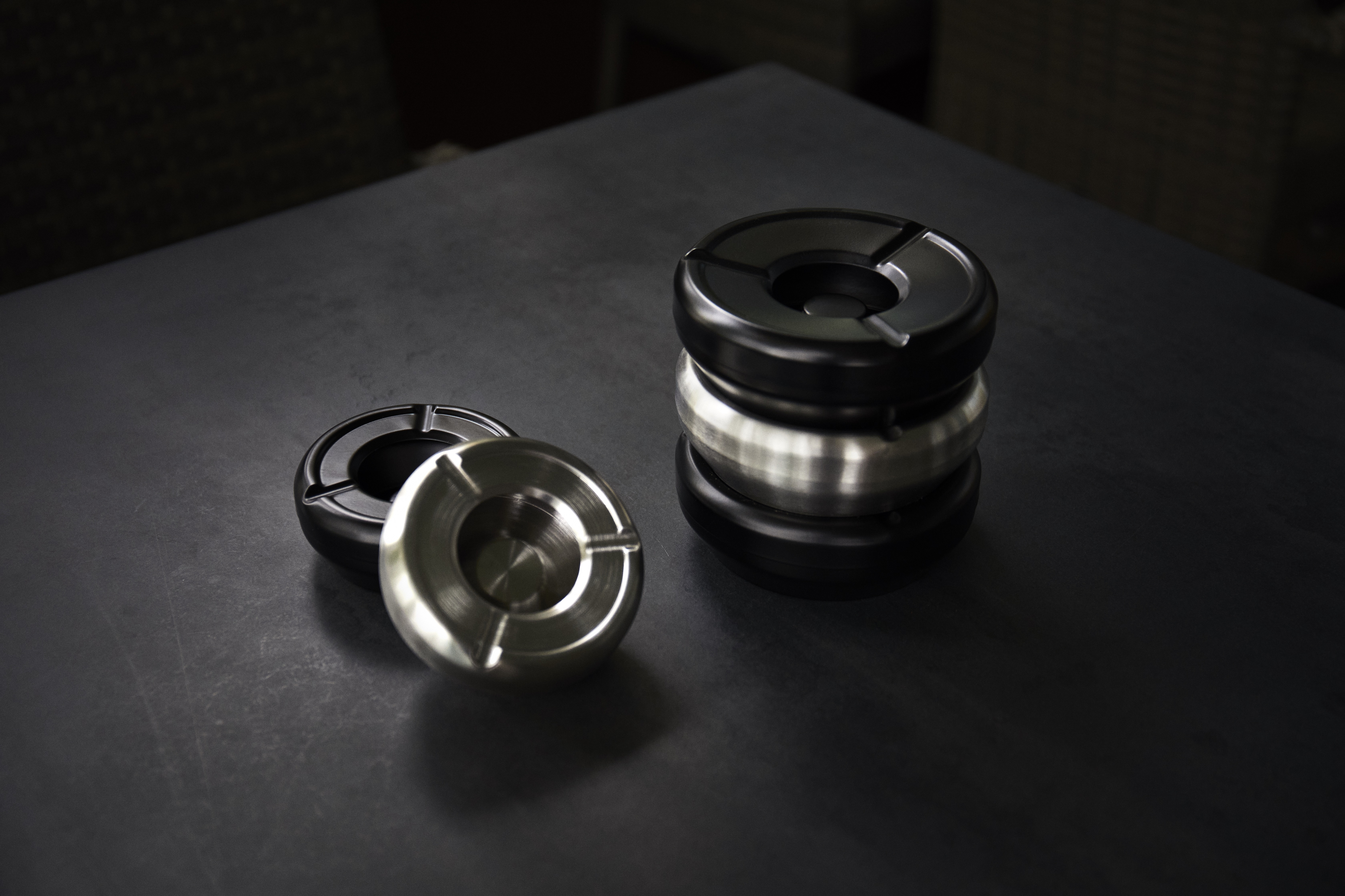 Cendrier coupe-vent, Ø 9,5 cm, acier inoxydable