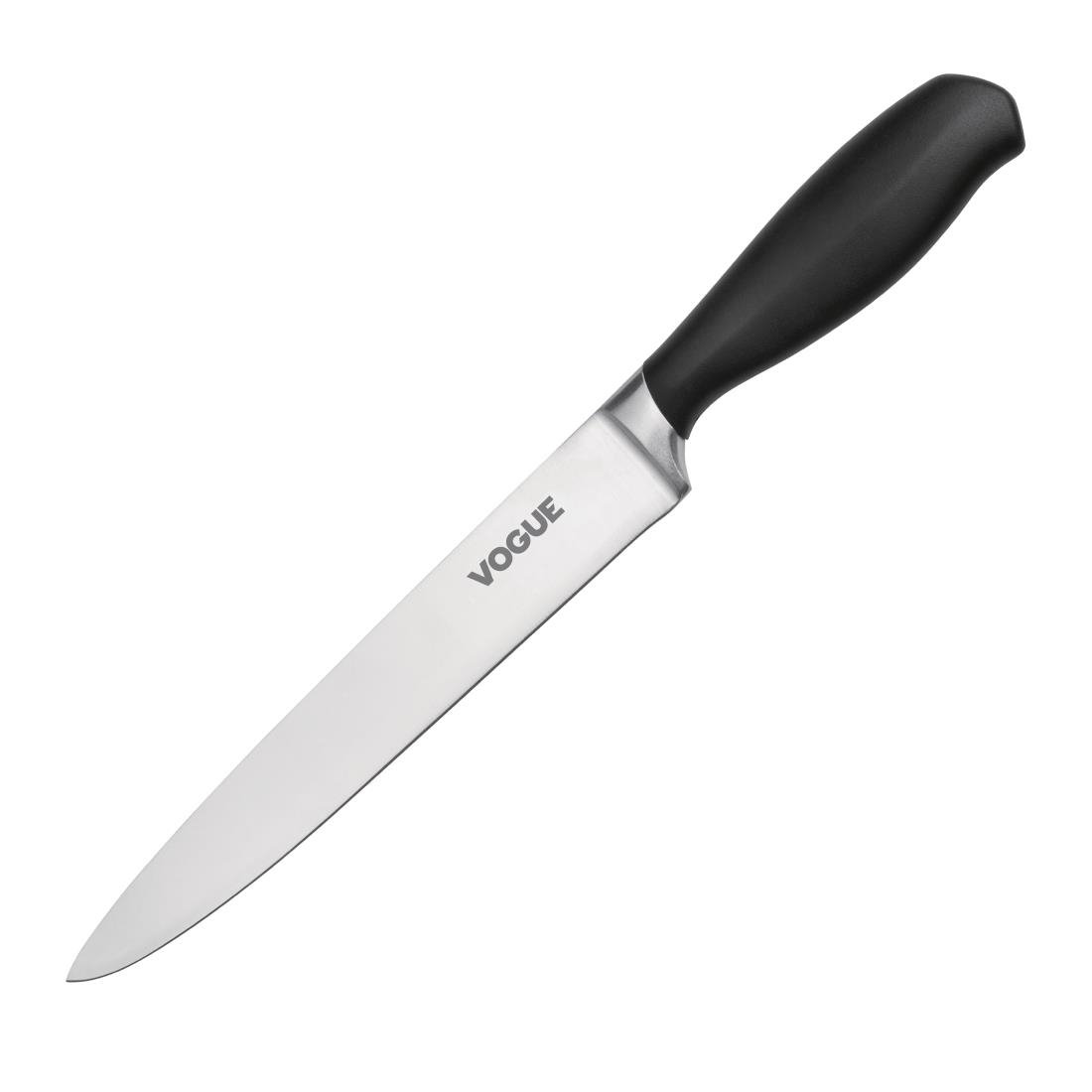 Vogue Prep Like A Pro 5 Teiliges Softgrip Messerset mit Messerblock und Schneidebrett
