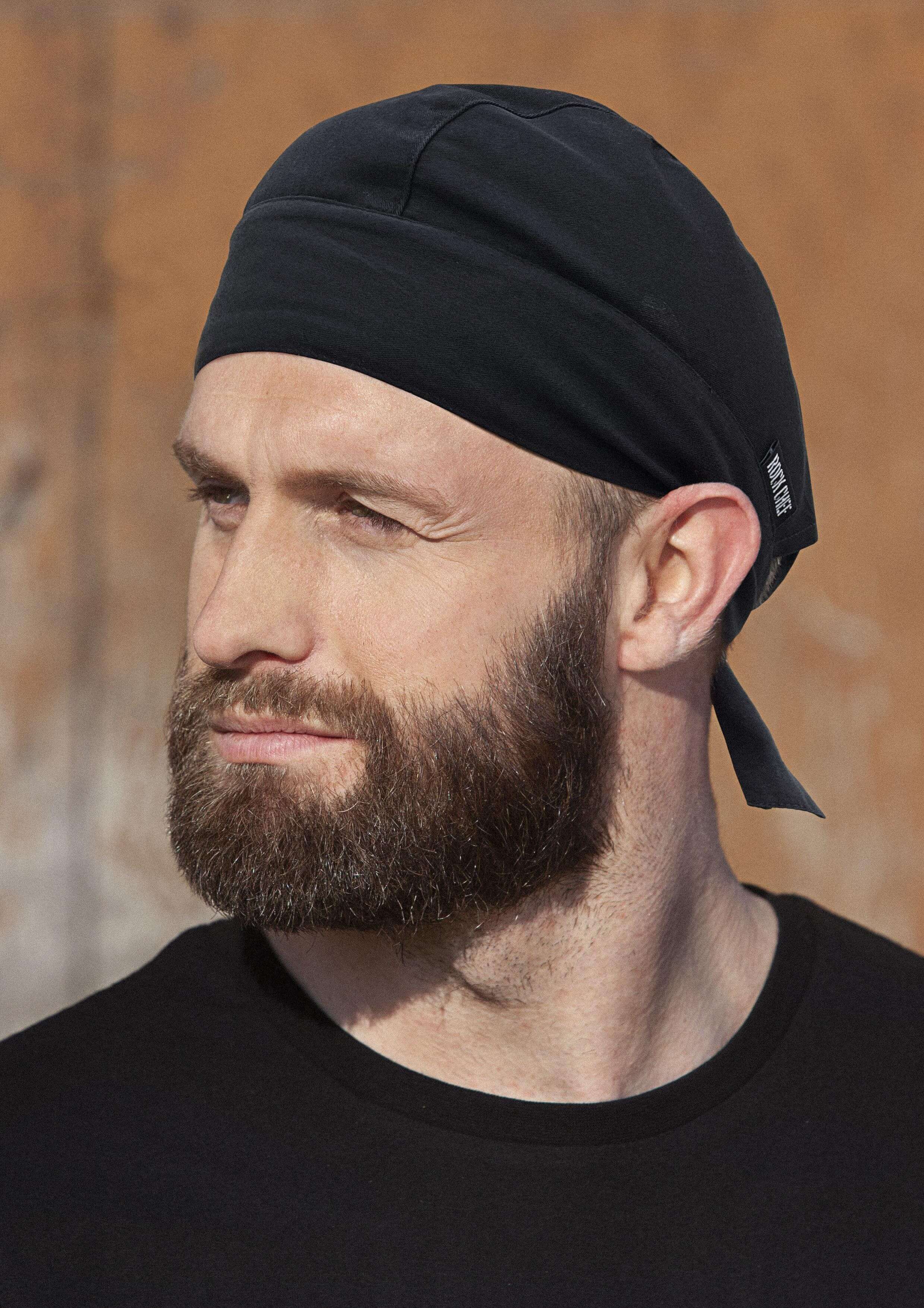 Bandana ROCK CHEF, en matériau durable - Noir