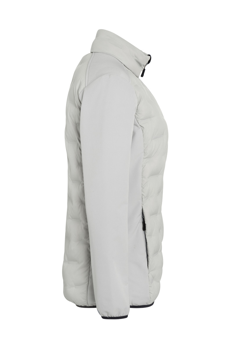 Damen Hybrid-Jacke  Outdoor-Pro, aus nachhaltigem Material - Hellgrau - L
