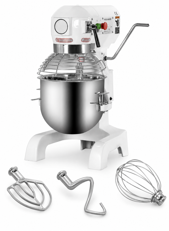 Mélangeur planétaire 20 litres – 3 vitesses - incl. 3 outils
