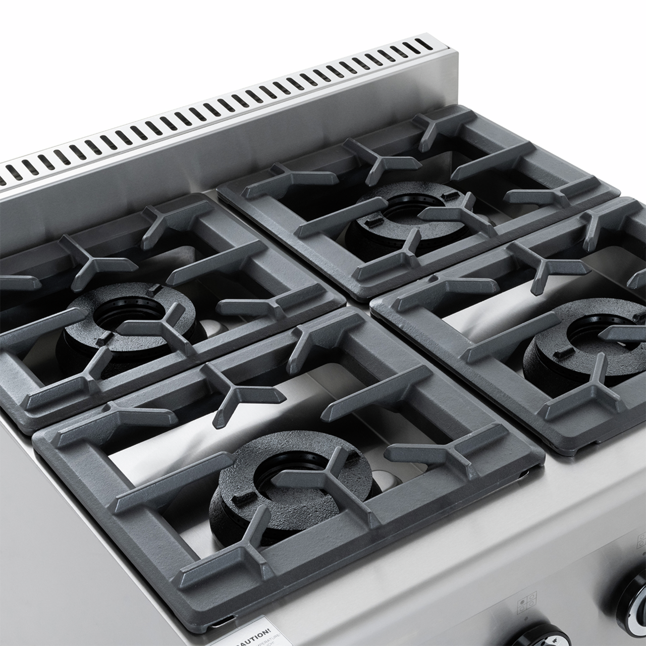 Gasfornuis ECO met open onderstel - 28,8 kW - 4 branders