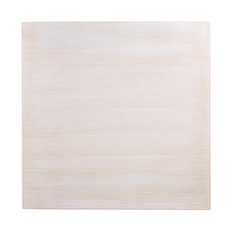 Plateau de table carré Boléro | Blanc Vintage | 700x700mm