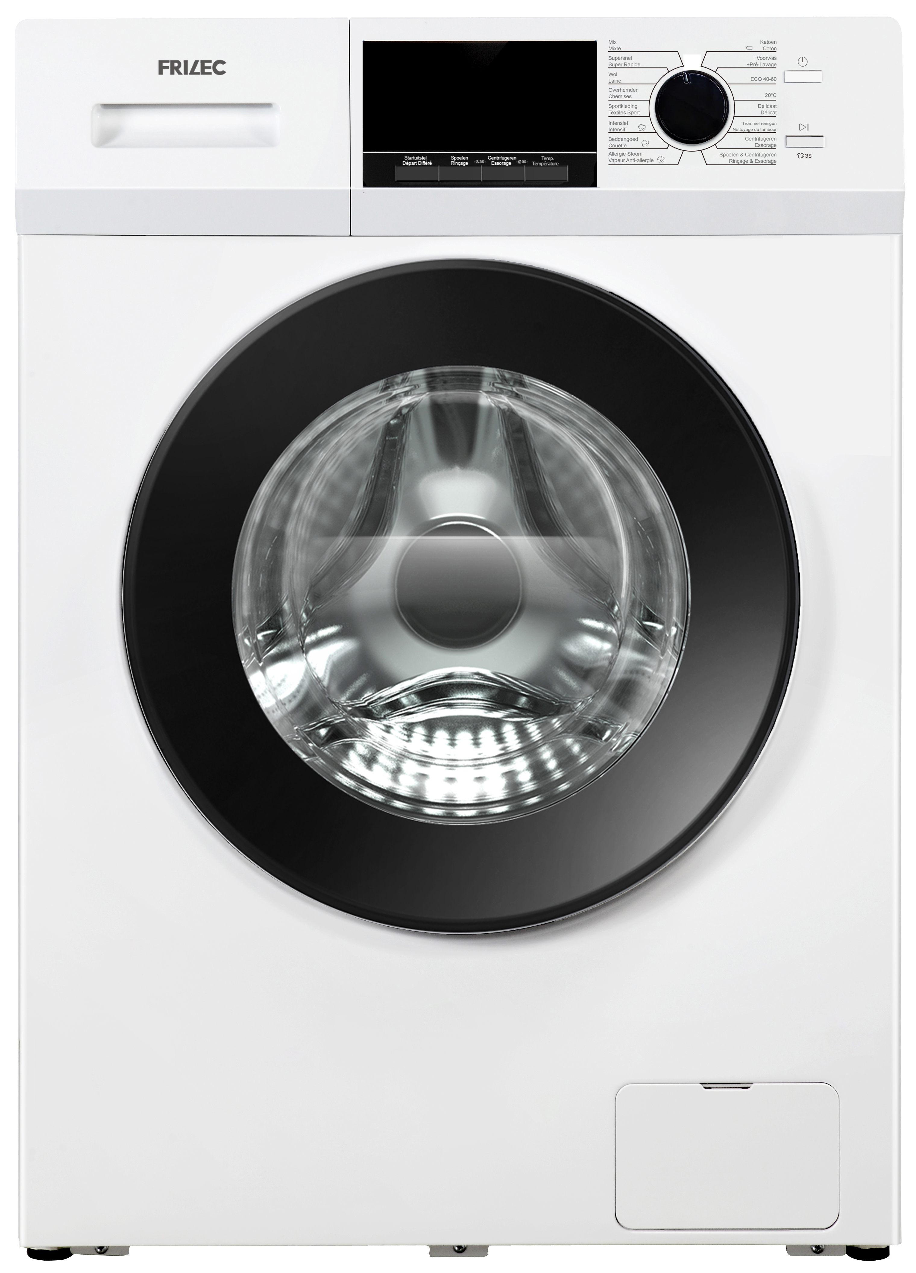 Waschmaschine - Weiß - 8 kg - 1400 U/min - Frilec