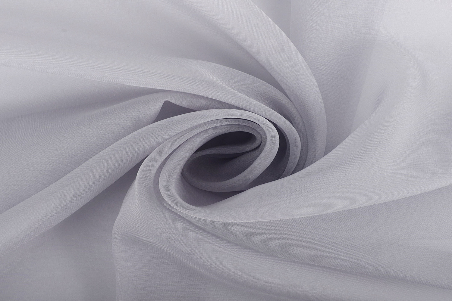 Foulard en mousseline Classic - Gris Clair