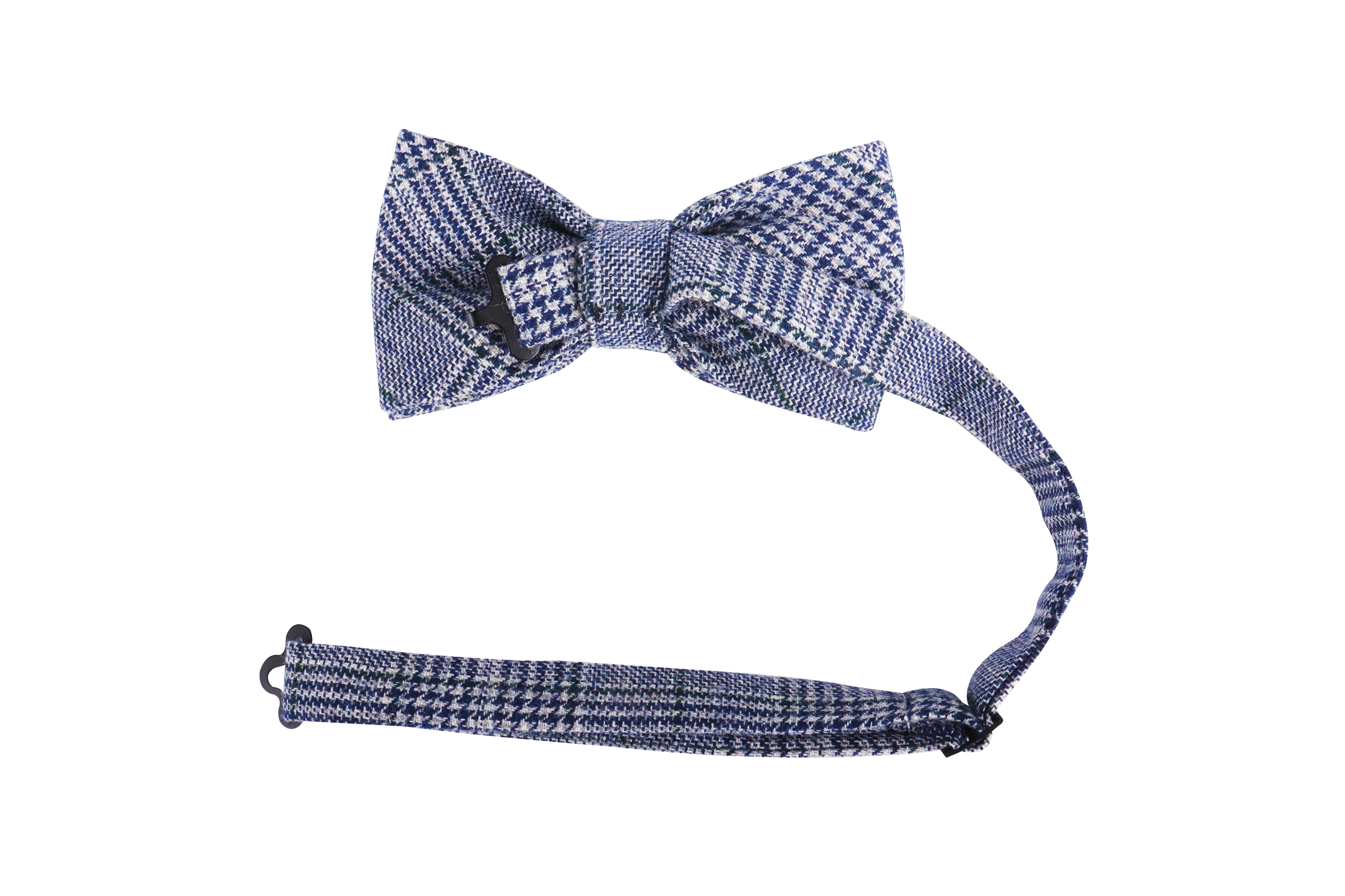 Nœud papillon Urban-Glencheck - Marine