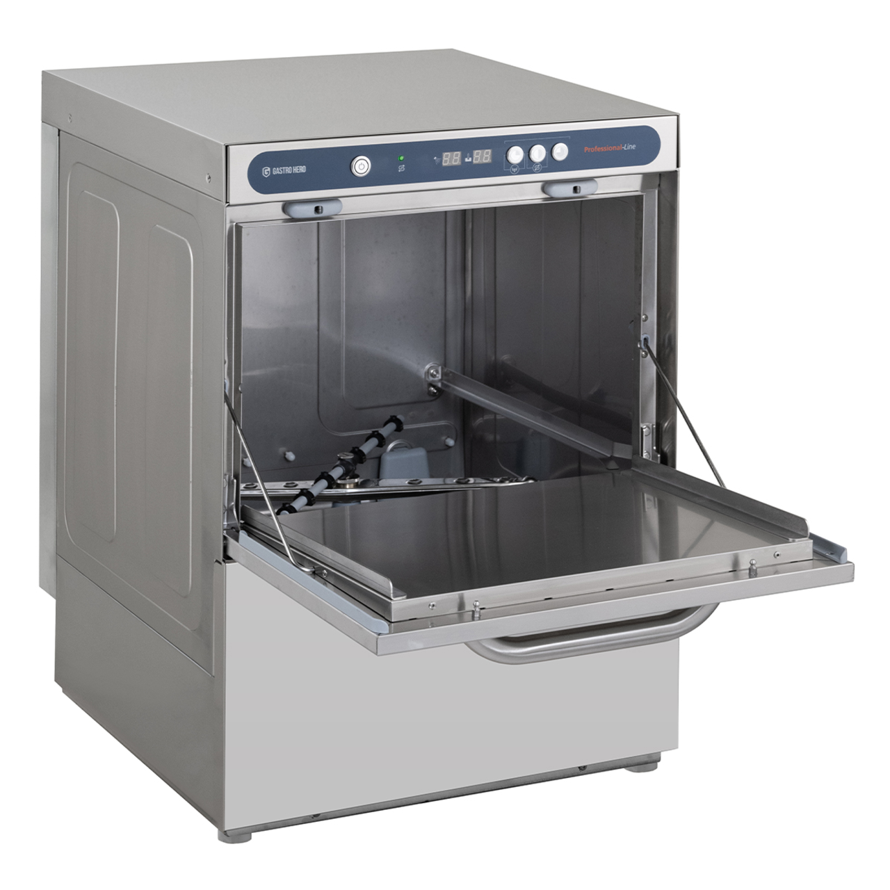 Lave-vaisselle PROFI Digital 54 SLE panier 50x50 cm, avec doseur de détergent & de produit de rinçage, avec pompe de vidange & adoucisseur, Fabriqué en Europe, 400 V