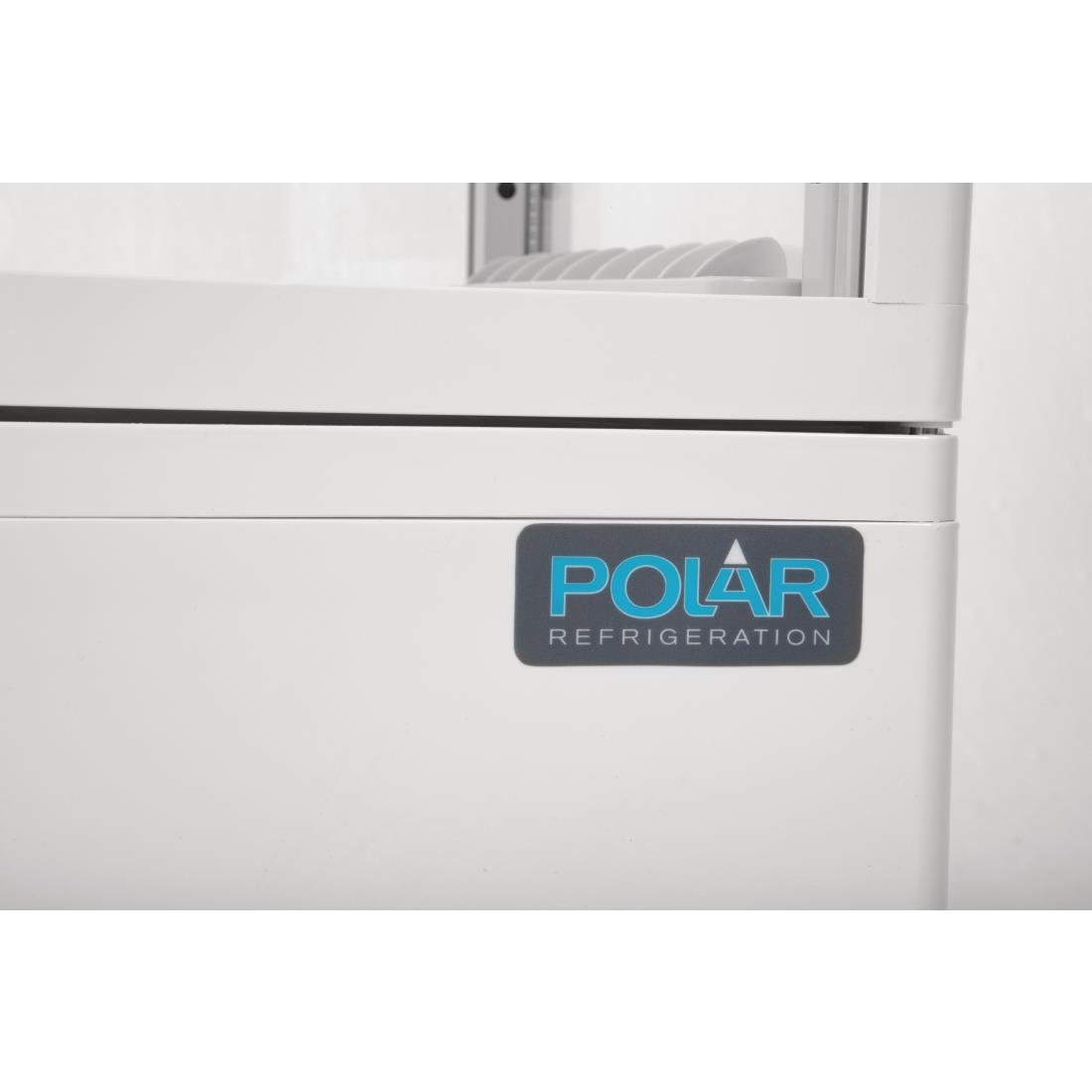 Polar C-Serie Energieeffizienter Ausstellungs-Kühlschrank Weiß 68Ltr