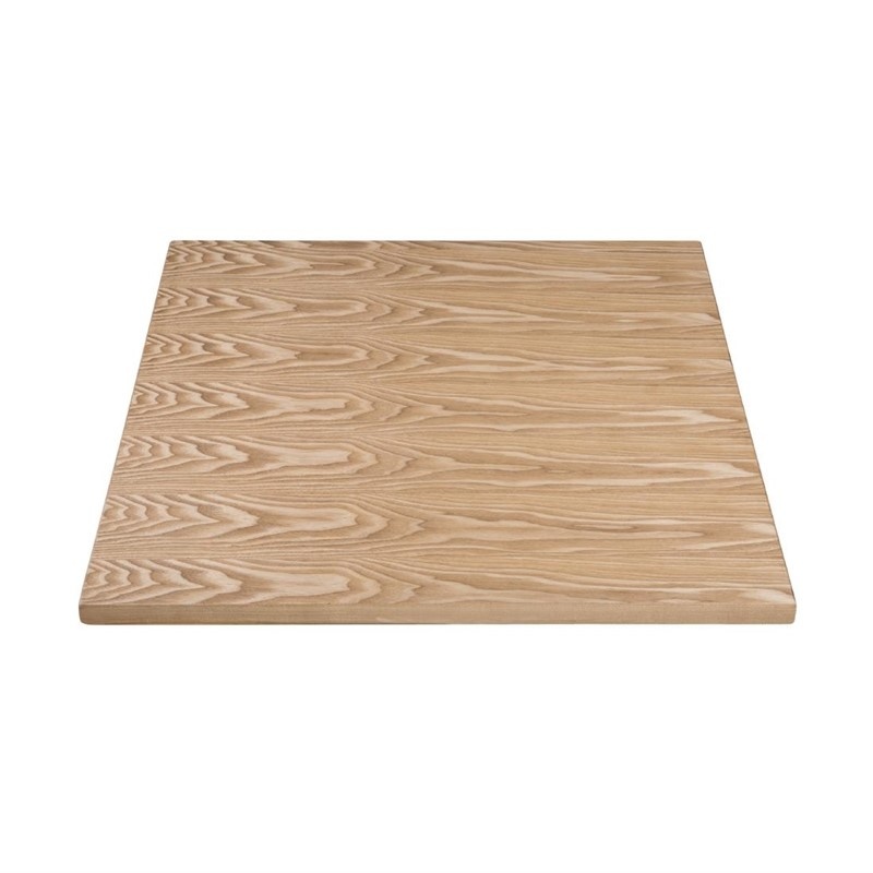 Plateau de table carré Boléro | Placage frêne | 700x700mm