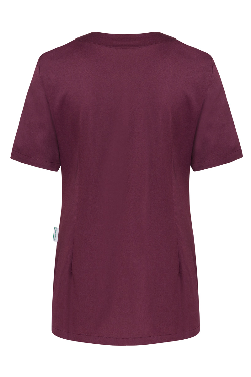 Damestuniek Met Korte Mouwen, Essential, Gemaakt Van Duurzaam Materiaal - Aubergine - 34