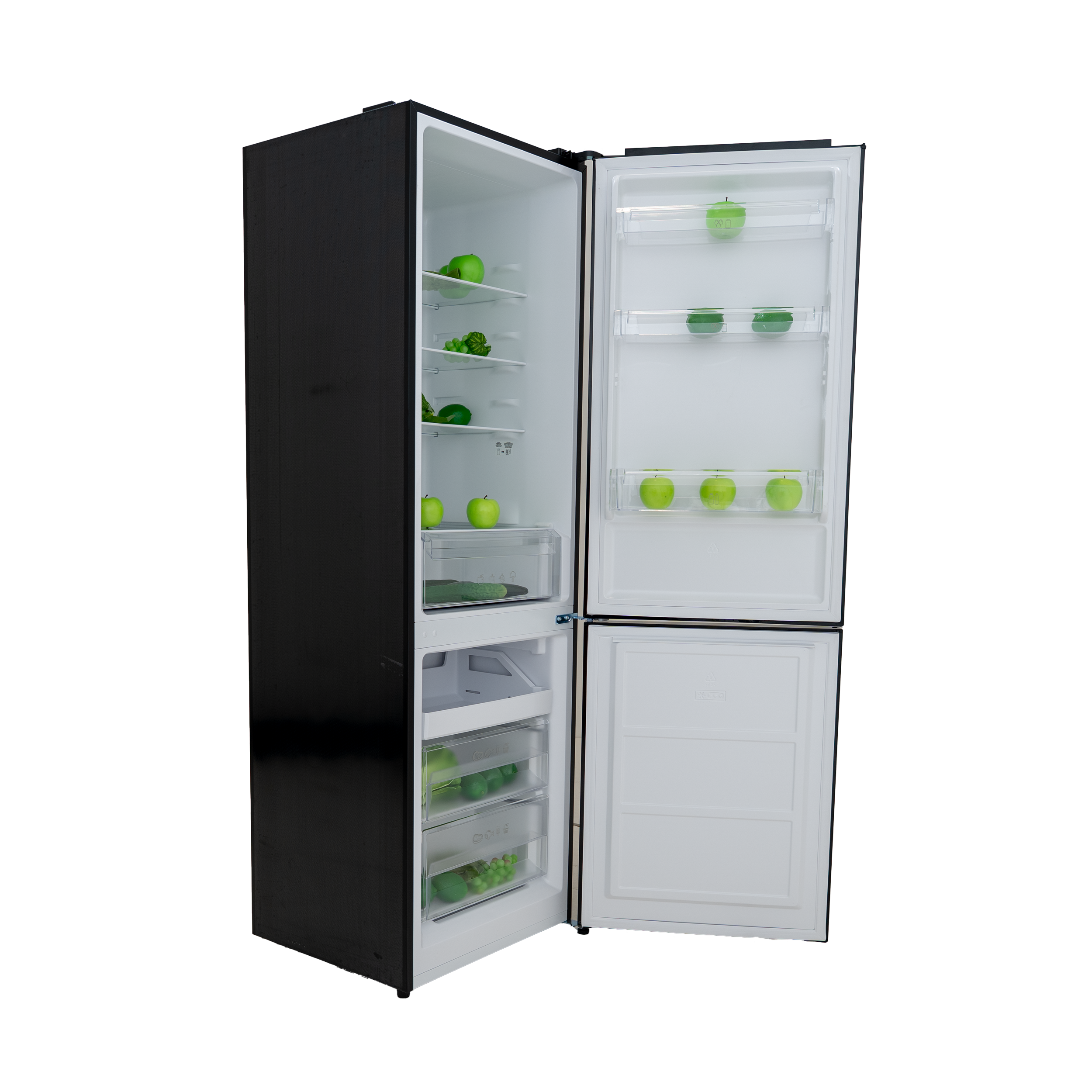 Koel-Vriescombinatie - Zwart - 210+83L - Exquisit