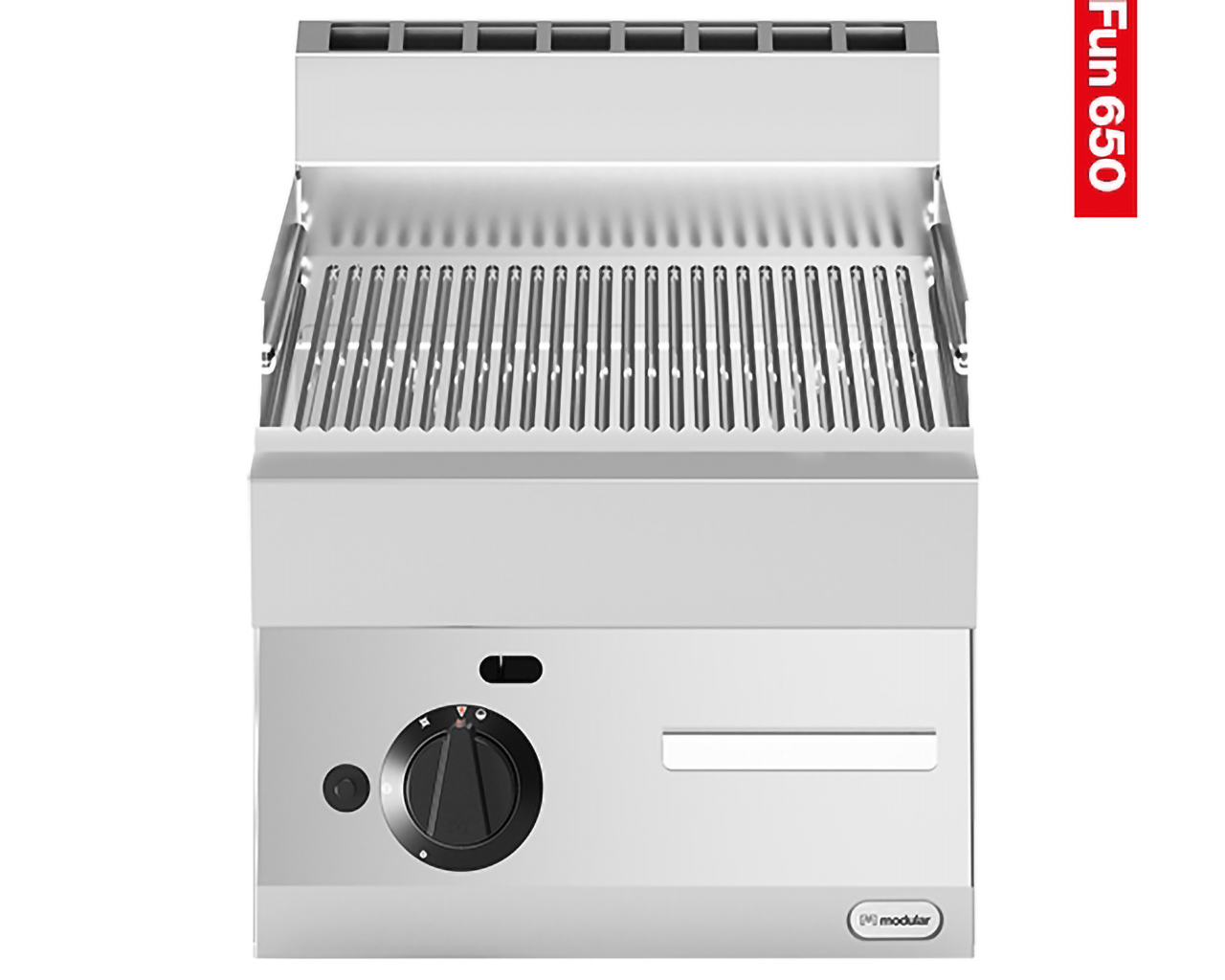 Plaque à pâtisserie modulable nervurée - Gaz naturel - 65x40cm