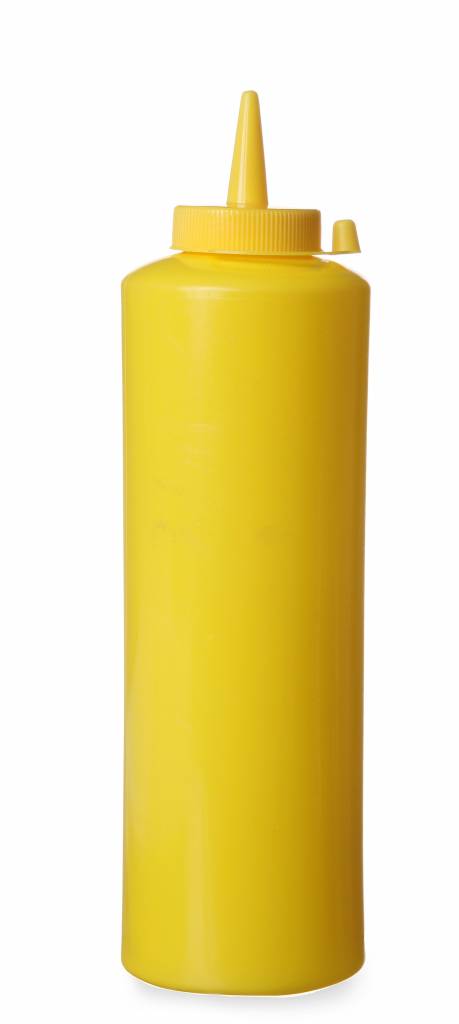 Spenderflasche mit PP Verschlusskappe | Gelb | Erhältlich in 3 Größen