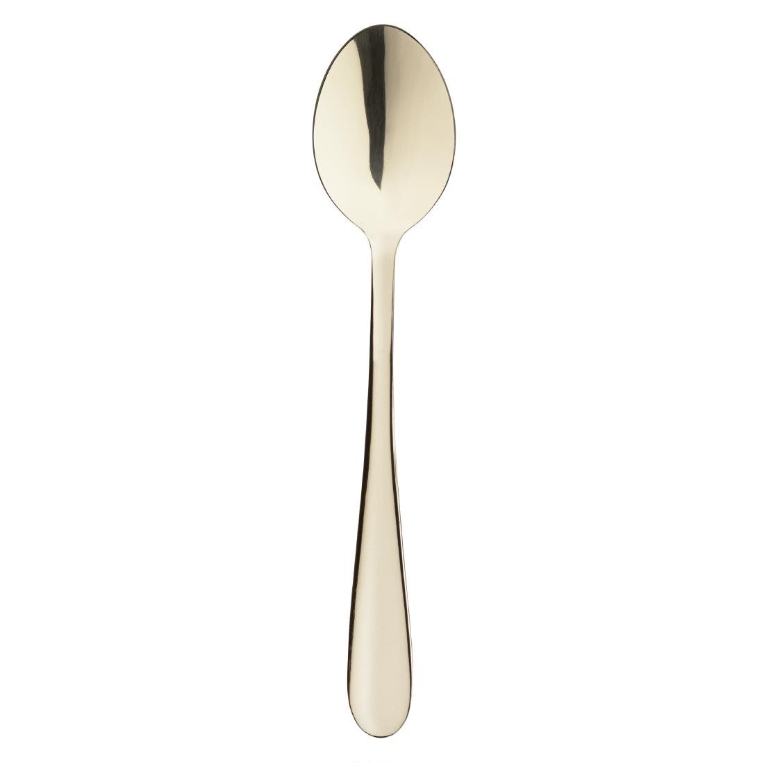 Olympia Buckingham Teelöffel Champagner Gold (12 Stück)