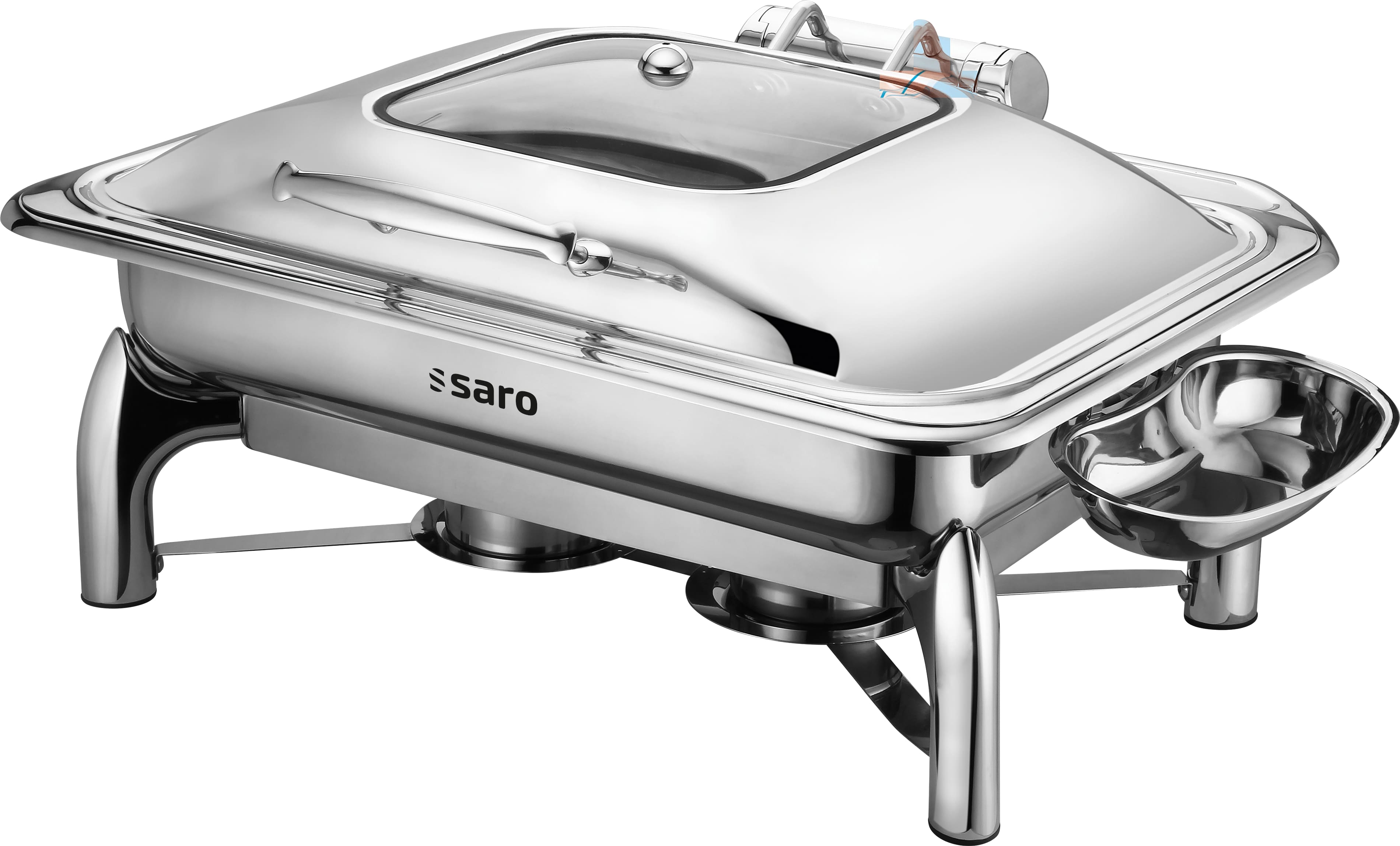 SARO chafing dish, 1/1 GN, inductiegeschikt, RAINER