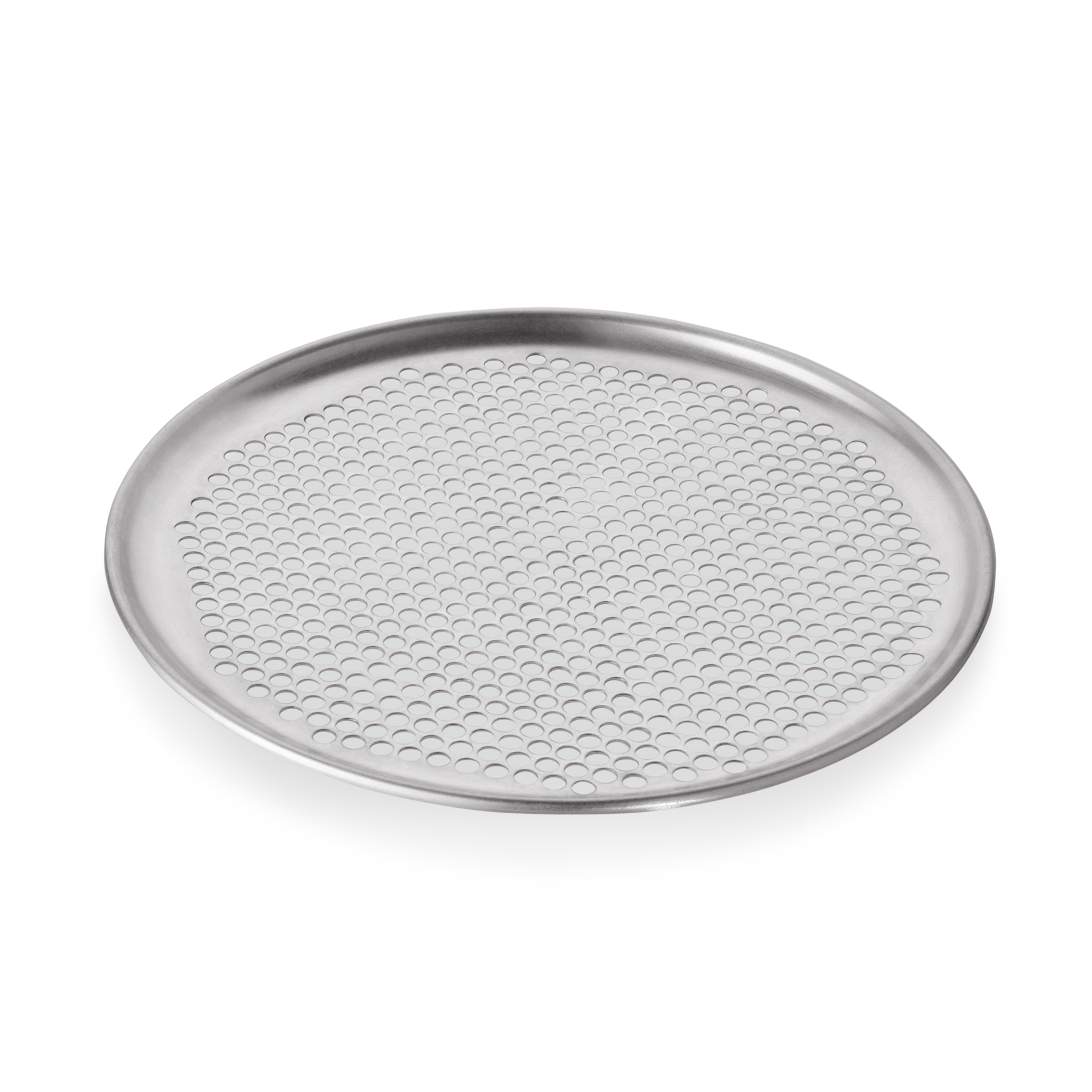 Pizzabakplaat, Ø 25 cm, Perforatie Ø 6,5 mm, aluminium