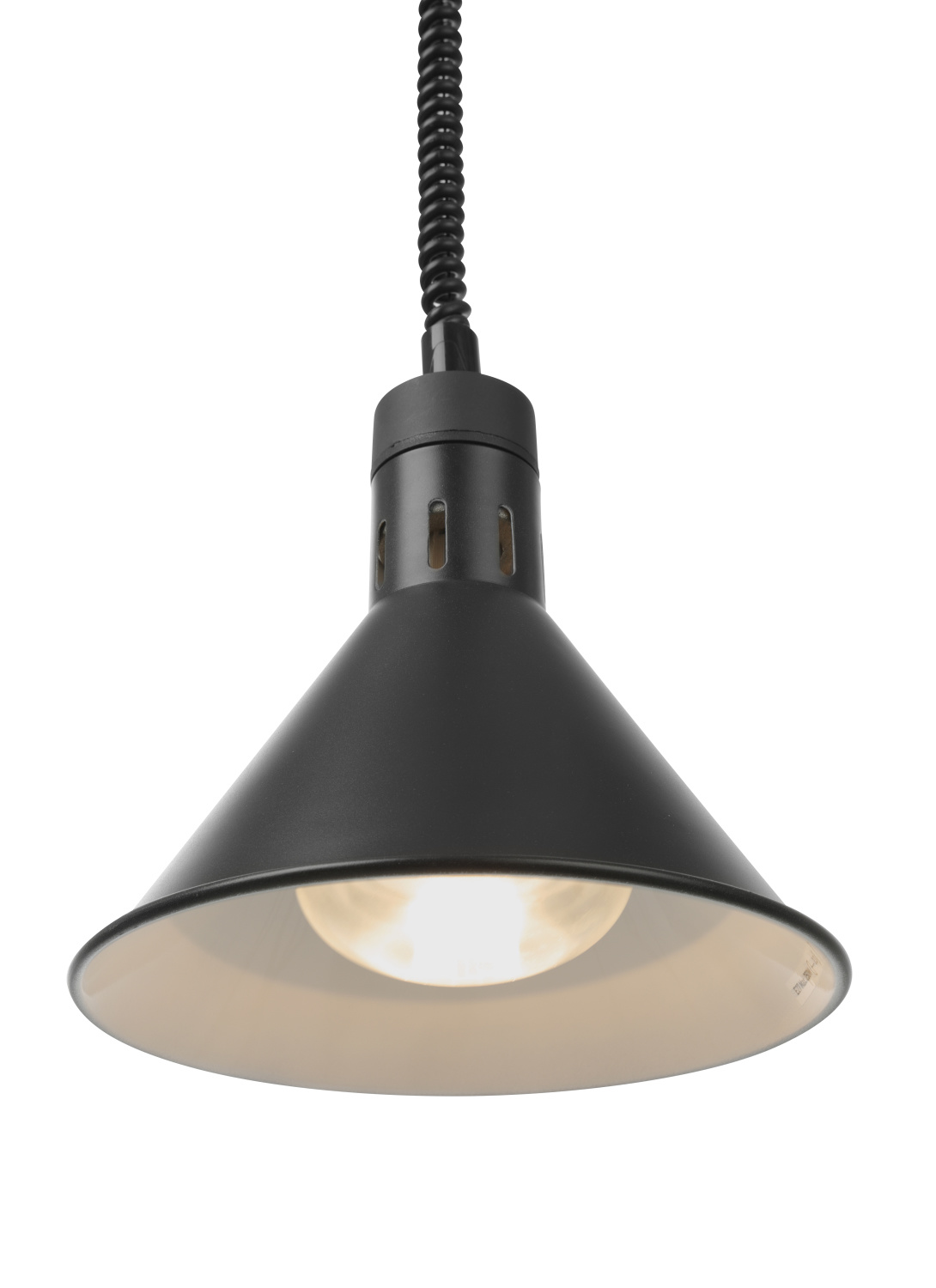 Warmtelamp Verstelbaar Conisch | Zwart Model | 250W | 275x(H)250mm