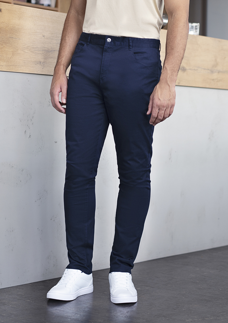 Pantalon pour homme 5-Pockets Classic-Stretch - Bleu Nuit - 44