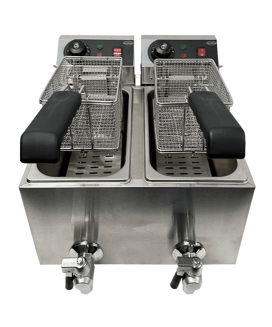 Elektrische Tafelfriteuse 2X4 L Elektrische Tafelfriteuse 2X4 L