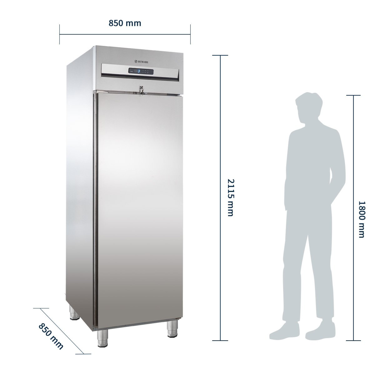 Armoire réfrigérée professionnelle PROFI 700 GN 2/1 Superior