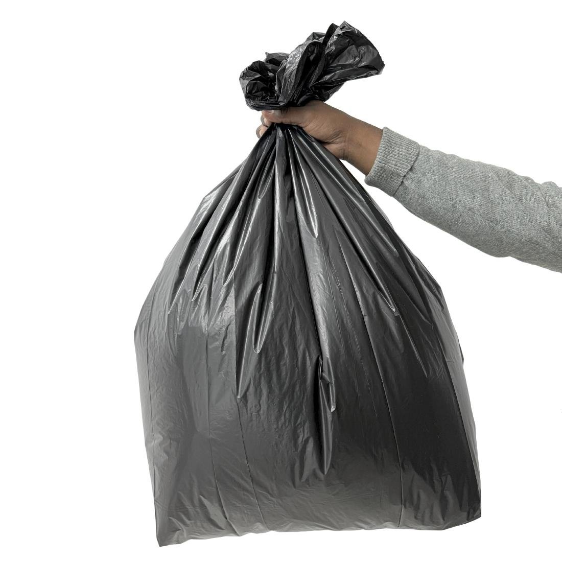 Sacs-poubelle standard noirs Jantex 80 L (lot de 200)