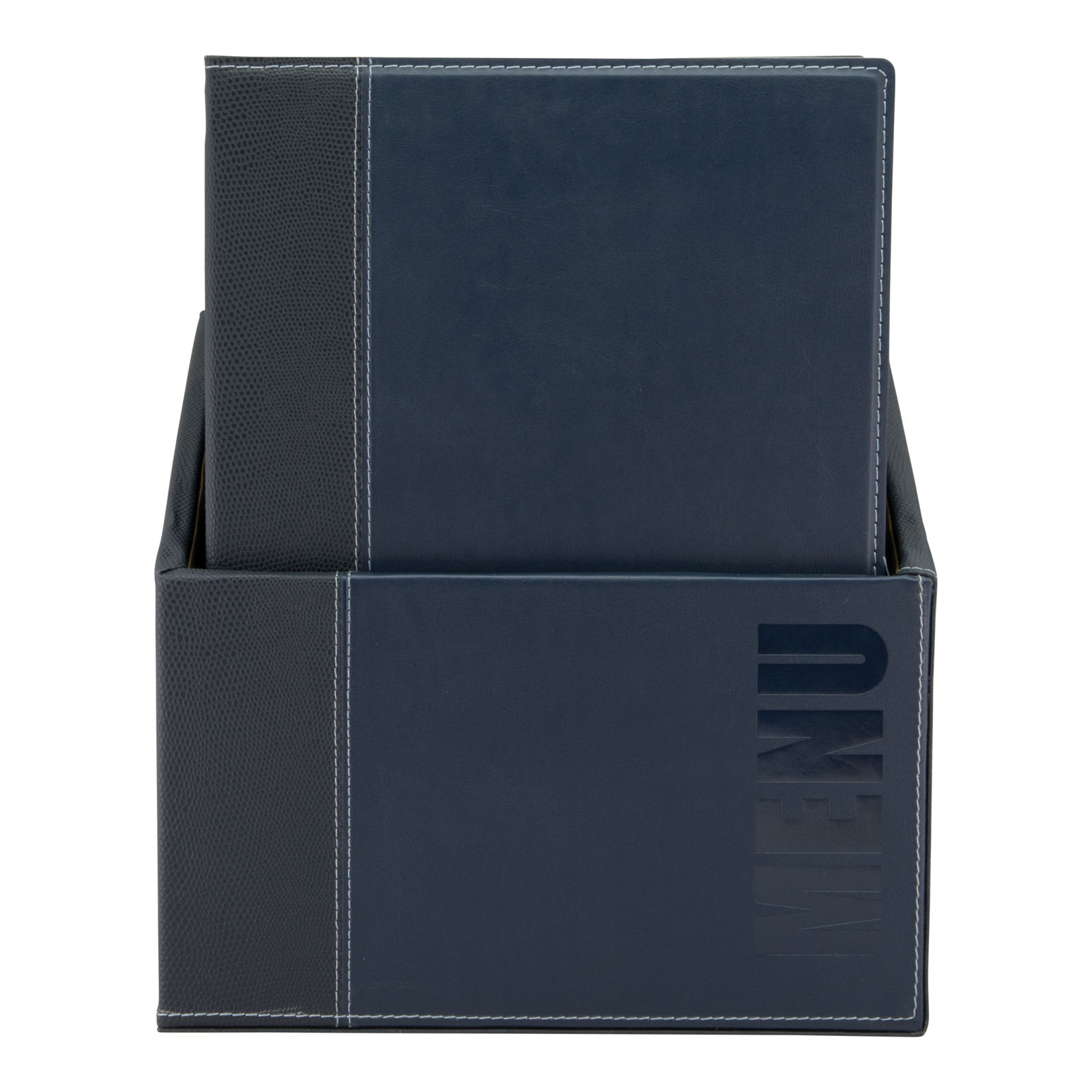 A4 Trendy Menubox In Blauw 