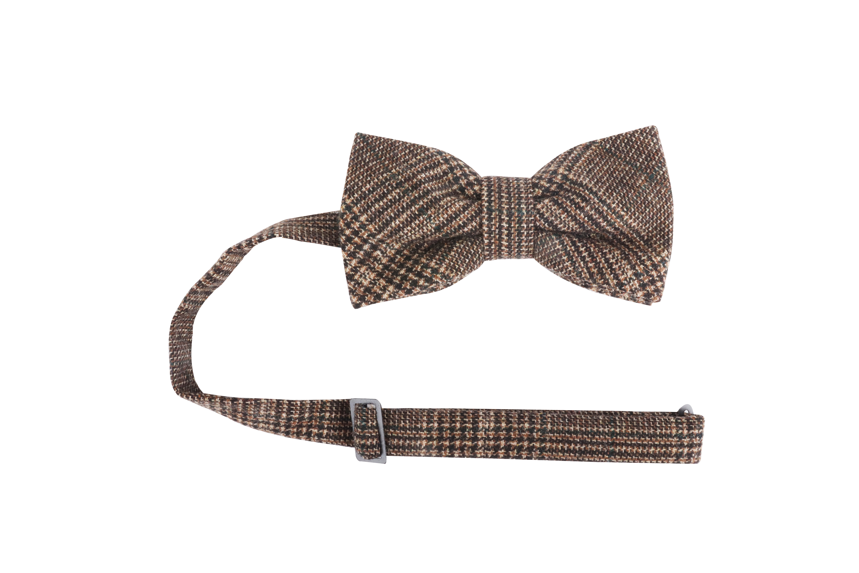 Nœud papillon Urban-Glencheck - Brun Foncé