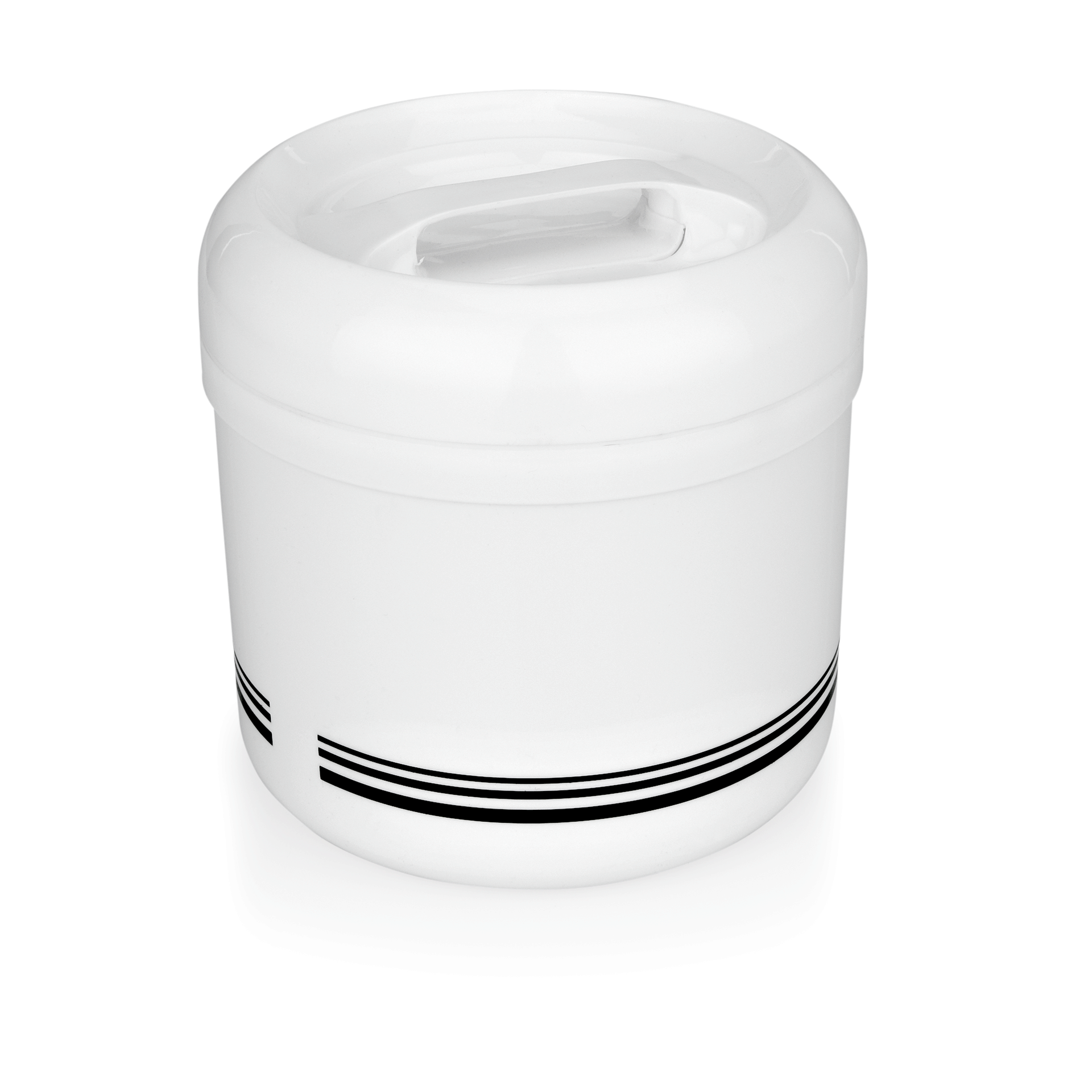 Eisbox, Ø 21 cm, Höhe 22 cm, 4 ltr., doppelwandig, weiß, Polypropylen
